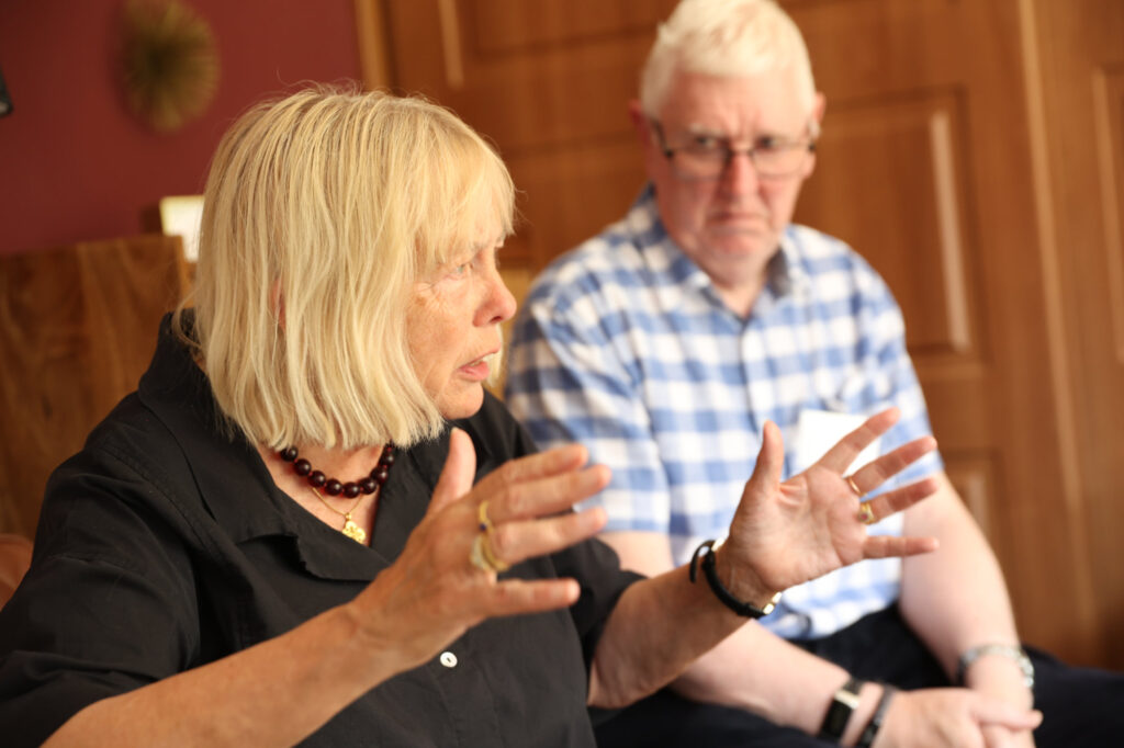 Dame Julia Cleverdon visits Cancer Lifeline and meets staff, volunteers and members